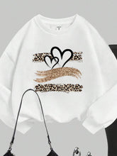 2pcs Set: Casual Loose Crew Neck Sweatshirt And Skinny Leggings Pants, Autumn/Winter